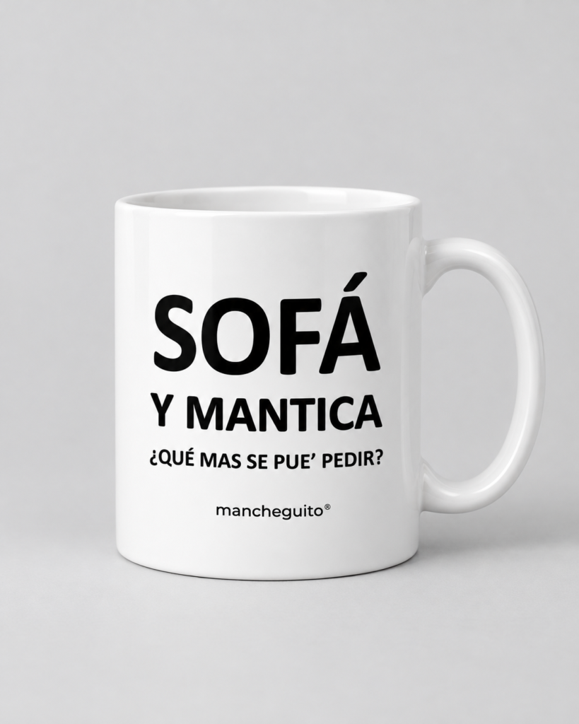 Taza SOFÁ Y MANTICA