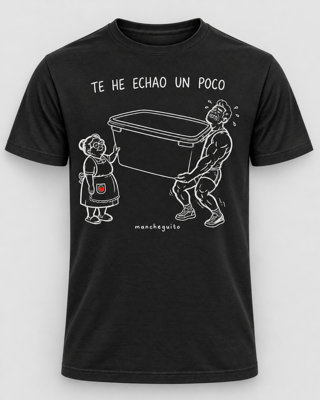 Camiseta TE HE ECHAO UN POCO - Imagen 2